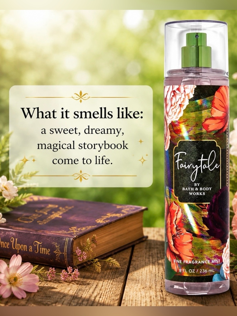 Bath & Body Works Fairytale Fine Fragrance Mist 8 oz Retired💛 - Picture 8 of 8